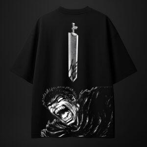 anime black Oversize V2 shirt