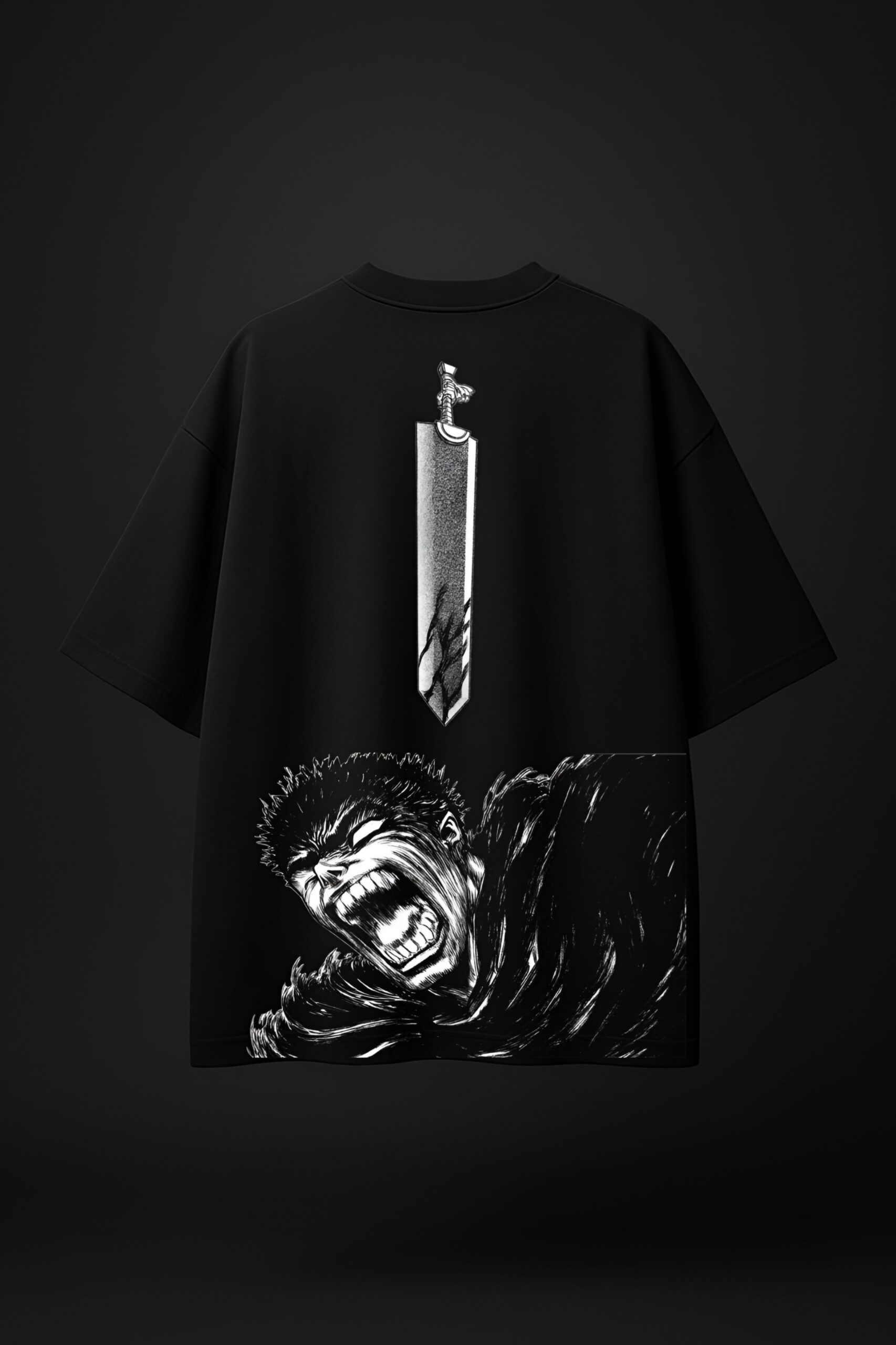 anime black Oversize V2 shirt