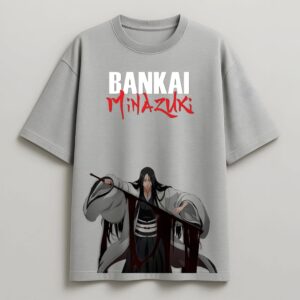 Anime Silver color Oversize t-shirt
