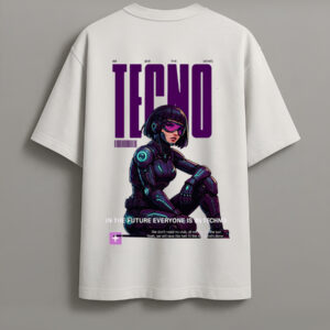 TECNO girl Oversize t-shirt